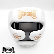 DEEPBOMB 真皮護頭 泰拳拳擊MMA適用, 1個