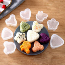 데이리빙 간편한 동물 삼각김밥틀 주먹밥틀 7종 세트, 1세트