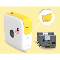 普貼 標籤打印機 便攜式設計 適用多種標籤帶, 1個, 二聯式, PT-210E
