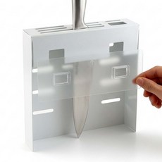 초강력 무타공 벽걸이 칼꽂이 201 스텐 칼집, 1개, 화이트