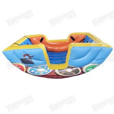 해적선 에어바운스 수박 바이킹 워터 놀이터 슬라이드, L. 2.7-1.8-1.1m 6인조 범선, 1개