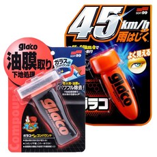 소프트99 글라코 유막제거제(G-47)+발수코팅제(G-4) 유리세정제, 1세트, 175ml
