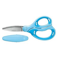 KOKUYO AIRO FIT 兒童學習剪刀 - 日本文具大賞, 藍色, 1個