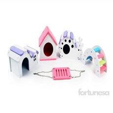 포춘사 햄스터 놀이기구 햄스터그네, 그네 핑크