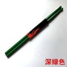 CC桃園 夜光熒光鼓棒5A 架子鼓棒 爵士鼓棒 發光鼓棒 夜光舞台演出鼓棒 7A鼓棍鼓槌, 尼龍深綠色（不發光）, 1個