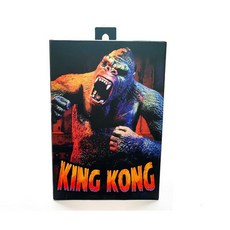 老虎百貨 NECA 金剛 illustrated 7吋可動模型 - 電影經典重現，精緻可動收藏, 1個