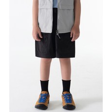 MUSINSA STANDARD KIDS 시티 레저 CN 벨티드 유틸리티 쇼츠 [블랙] 416986