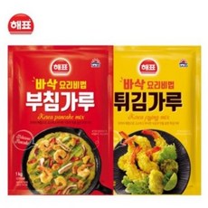 해표 튀김가루+부침가루, 2세트, 2kg