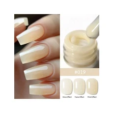 24가지 색상 15ML 아이스 스루 컬러 젤 매니큐어 세미 퍼머넌트 네일 아트 담그기 UV LED 살롱 DIY, 22 M019