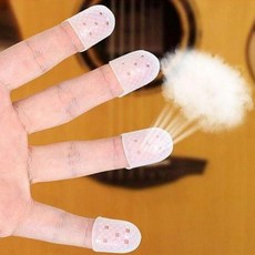 실리콘 손가락 골무 논슬립 핑거캡 손끝보호 커버 핑거팁 기타, 1개, 화이트1P_L