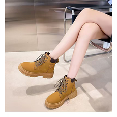 미투리아 남녀공용 캐주얼 커플 하이탑 부츠