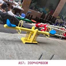 야외 스프링 시소 펜션 놀이터 용수철 목마 공원 흔들, K. A57, 1개
