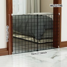 寵物門欄 免打孔 狗狗圍欄 適用小型犬 室內隔離門欄, WLS1796, 1個