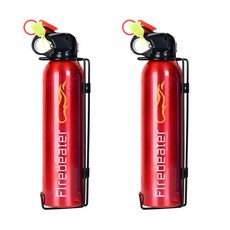 차량용 소화기 가정용 겸용 1+1 1000G, 2개, 붉은, 1L