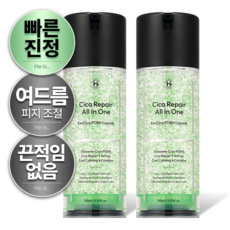 히이즈 시카 리페어 올인원 트러블&홍조 피부진정 열감쿨링, 2개, 110ml