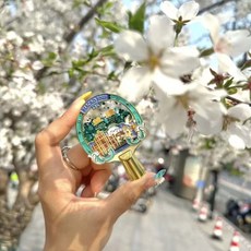 澳門 國際乒聯 世界盃 球拍款 流沙冰箱貼 金屬 大三巴牌坊 聖母堂, 如圖所示