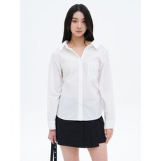 에잇세컨즈 8SECONDS 변형 칼라넥 백 스트링 셔츠 화이트 325364LY41 139874