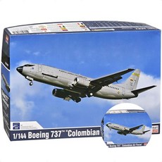 보잉737 콜롬비아공군 프라모델 성인조립장난감, 1개