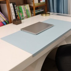 데스크 부동산 매트 시트 사무실 다용도 회사 서류 서재, 3mm, 레이크블루 3mm 중간 4.3mm 양면 가죽