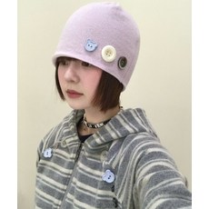 TANSANMAGNESIUM 자카드 버튼 비니