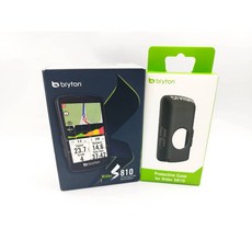 Bryton Rider S810 E/T 自行車導航碼表，續航50小時, 1個, T (單機+踏頻+速度+心跳)+保護套