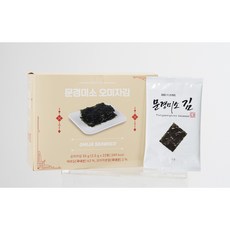 문경미소 오미자김 2.5g*22봉 환경을 위한 플라스틱 없는 무트레이김, 1개