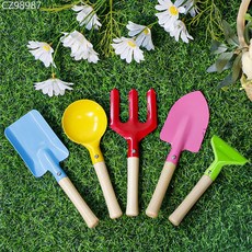 【店鋪熱銷】兒童沙灘小鏟套裝戲水玩雪玩沙鐵桶小鏟子園藝挖沙子鐵鏟趕海工具, 1個, 【熱銷推薦】寶貝玩沙【彩色】五件套,限時促銷僅剩00:11:28