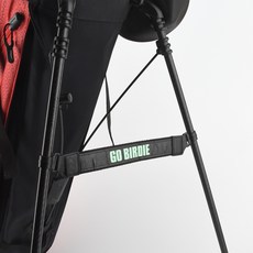 프리미엄 골프 네임택-스탠드백 레그홀더 레그고정 아이디골프 IDgolf, 인쇄색상 - 7.파스텔블루, 1개, 블랙