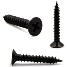 흑착색 접시머리 1종 태핑 나사, 흑착색 접시머리 1종 태핑나사, M4(4mm), 50mm, 1개