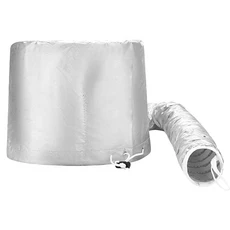 휴대용 헤어 보닛 드라이어 캡 간편 염색 모델링 가정용 히팅세트 빠른 건조, 03 white