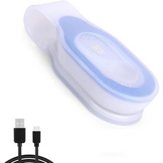 5월 8일 충전식 근무 사의 조명 클립 핸즈 프리 LED 손전등 걷기용 러닝 펫 야외 비상 (녹색)