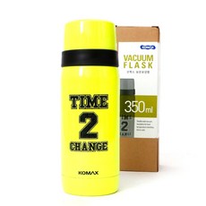 코멕스 보온병 350ml 에코옐로우, 1개 1개