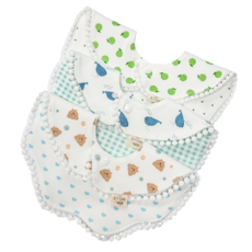 벨베이비 아기 양면 턱받이 3종 세트, D, 3개입, 1세트