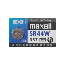 maxell SR44W 氧化銀鈕扣電池, 1個, 1個裝