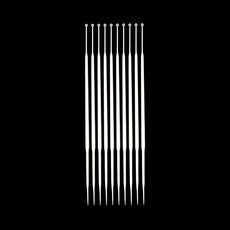 [바이오피스]루프 앤 니들 loop needle 1ul 멸균 플라스틱 백금이 일회용 미생물 배양 스틱 증기 접종용 과학 실험 도구, 1팩(10개입)