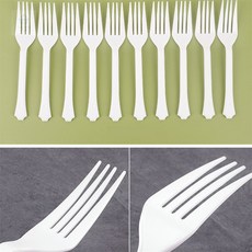 다소니디자인 일회용 포크 10P 카페포크