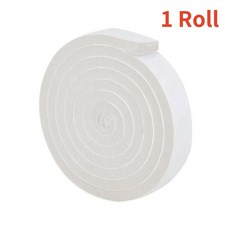 폼 창 씰링 스트립 방풍 방음 도어 날씨 스트리핑 접착 테이프 솔기, white2 meters, 1.5cm, 1개