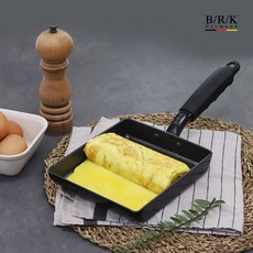 BRK 프리미엄 인덕션 계란말이팬 에그팬, 1개, 18cm