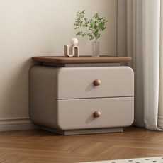 2단 원목 서랍형 협탁 모던 침대협탁 거실 소파옆 테이블 다용도 틈새 수납장 공간 활용 가구, 1개, 카기 35cm