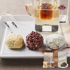 오몰오몰오메기떡 제주직송 오메기떡 팥/콩까루/보리 선물세트 20개, 06_콩까루 10개+보리 10개(총 20개), 1