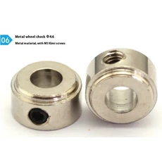 RC 비행기 착륙 기어 스토퍼 세트 휠 칼라 스테인리스 스틸 절묘한 장인 모델 항공기 부품 3.1mm 10 개, 04 4.5 hole 10pcs