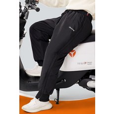 오토바이 방한 바지 플란넬 지퍼 2XL 보온 겨울 팬츠 고온 L, 기모 2XL