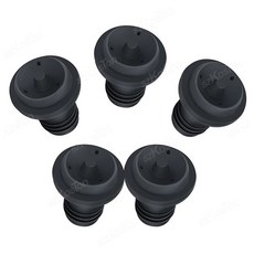 진공 와인 보호기 세트 펌프 고무 화이트 맥주 신선한 블랙 밀봉 유지 마개, 5PCS