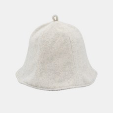 일본사우나모자 사우나 캡 스팀 샤워 헤어캡 타월, 귀리 재색