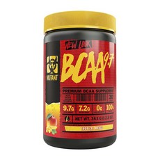 MUTANT BCAA脫脂蛋白質保健粉9.7 熱帶芒果味, 1個, 363克