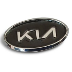 더뉴기아 KIA 엠블럼 올뉴카니발전용 2014~, 후방용-실버색
