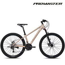 2025 프로마스터 26인치 MTB 자전거 엑스씨2.1D 시마노21단 디스크브레이크, 1개, 168cm, 엑스씨2.1D 26인치 메탈릭골드 미조립