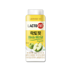 락토핏 마시는유산균 사과맛 요거트음료, 1개, 130ml