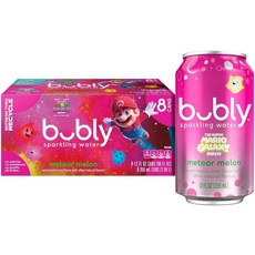 bubly 버블리 블랙베리 스파클링 워터 미국 직배송 355ml 8개, 메테오 멜론