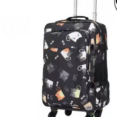 바퀴달린 가방 수납 초경량 롤링가방 검은색 책가방 레드 비지니스 20인치, 1개, L. 파란색